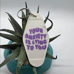 anxiety keychain